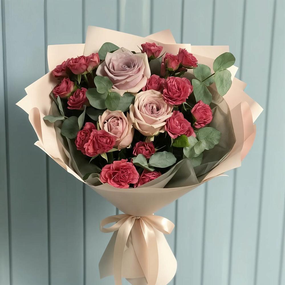Букет цветов из: Гвоздики и Розы в Петровске