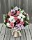Букет цветов из: Альстромерии, Гвоздики, Розы и Хризантемы в Петровске