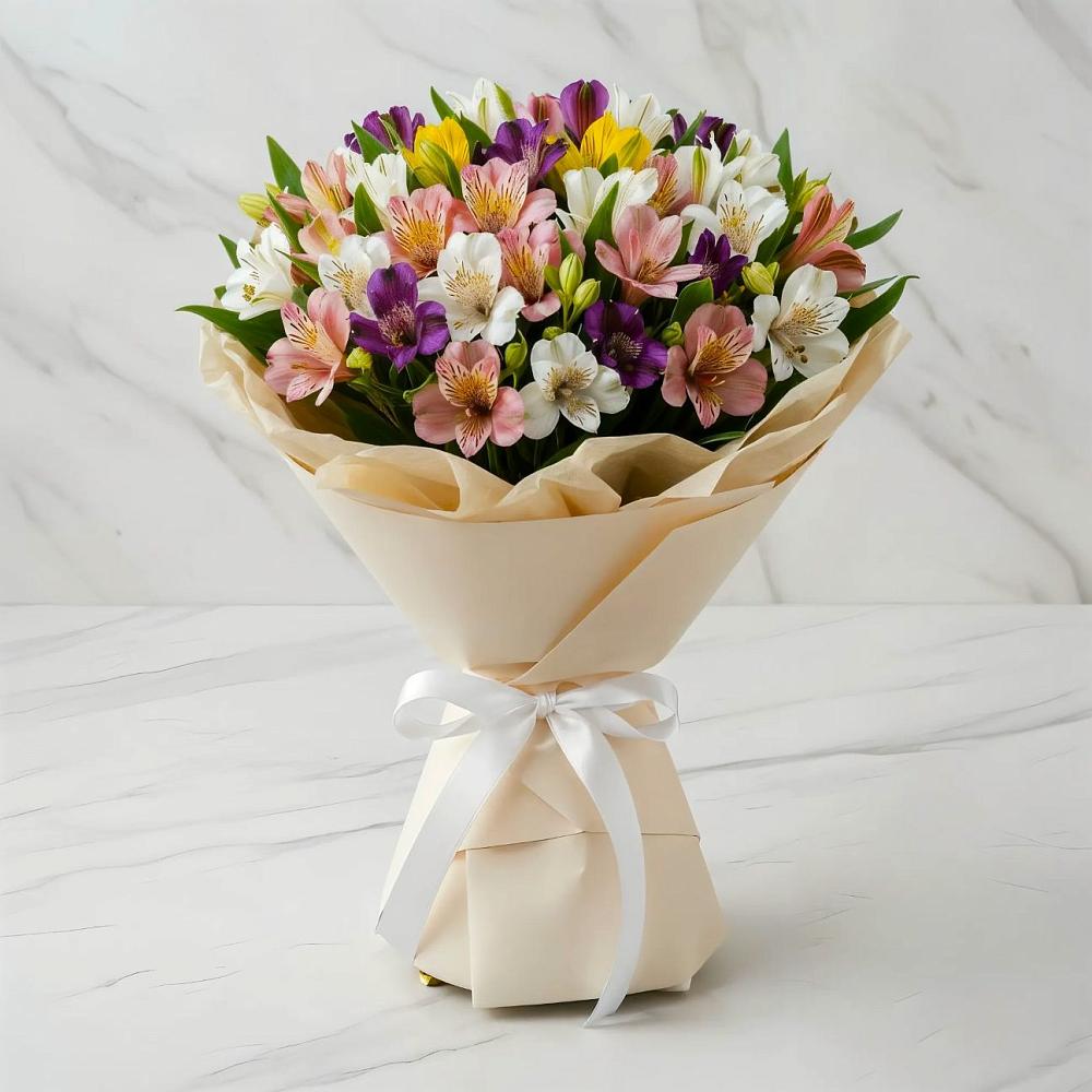 Букет цветов из: Альстромерии в Петровске