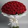 Букет 101 Красная роза Блэк Мэджик в Петровске