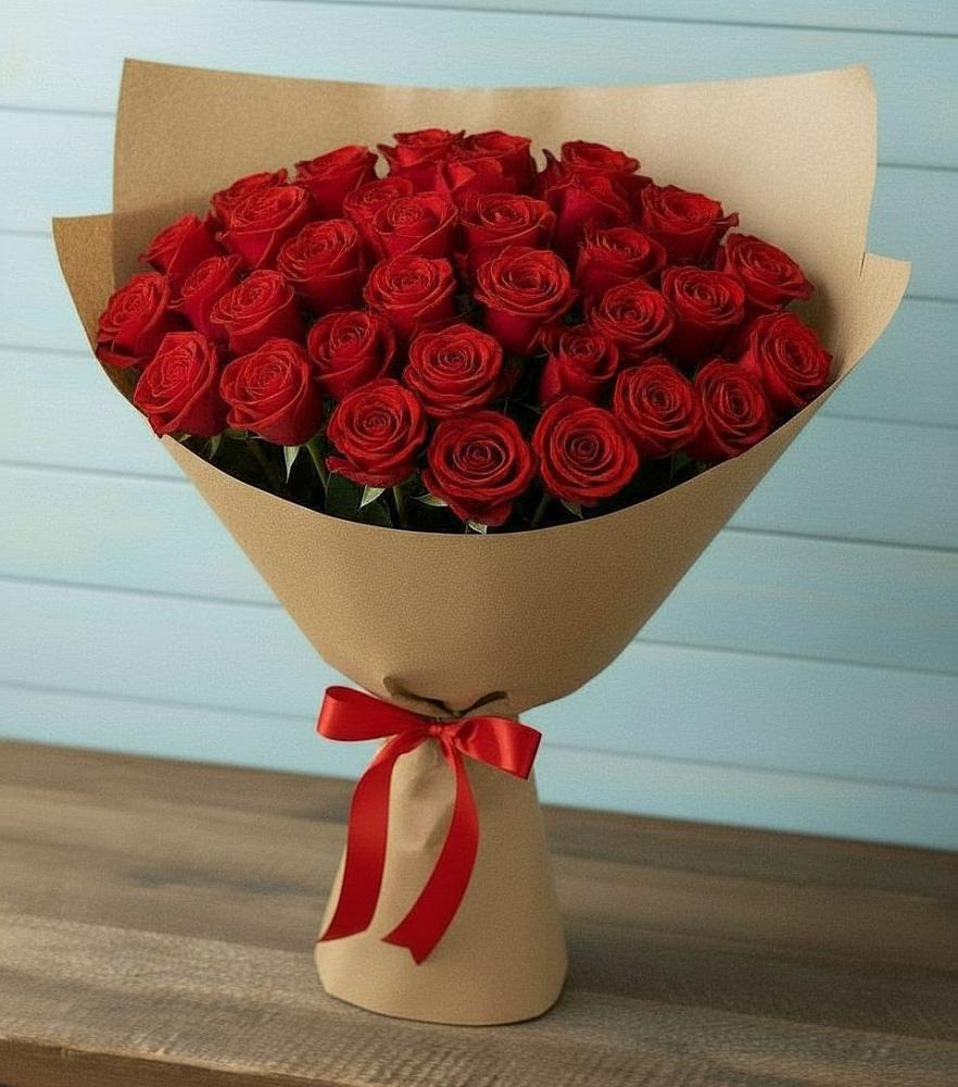 Букет Красные розы Милано в Петровске
