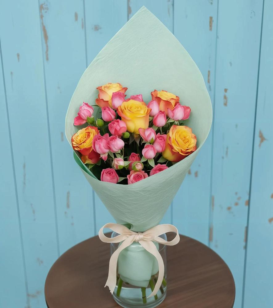 Букет цветов из: Розы в Петровске