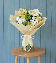 Букет цветов из:  Хризантемы и Розы #REPLACE_PRED# Петровске