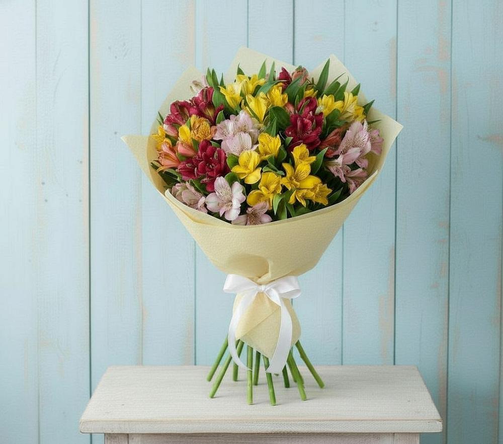 Букет цветов из: Альстромерии в Петровске