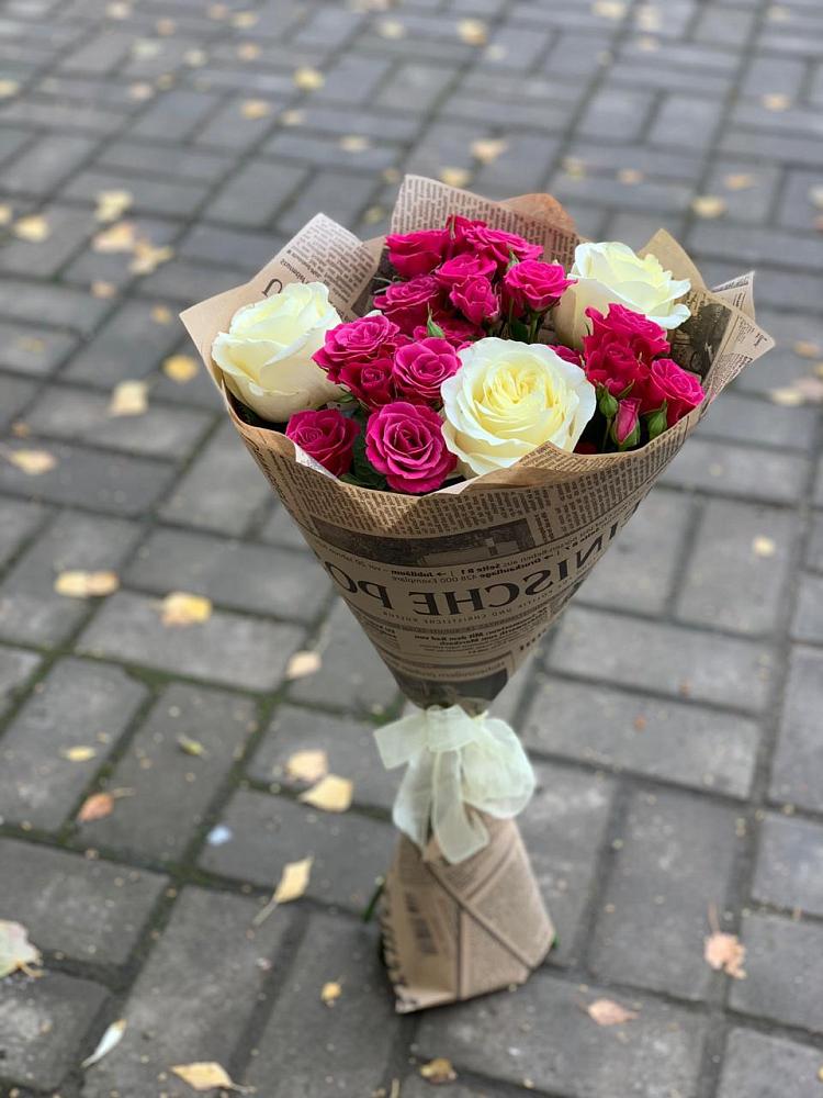 Букет цветов из: Розы в Петровске