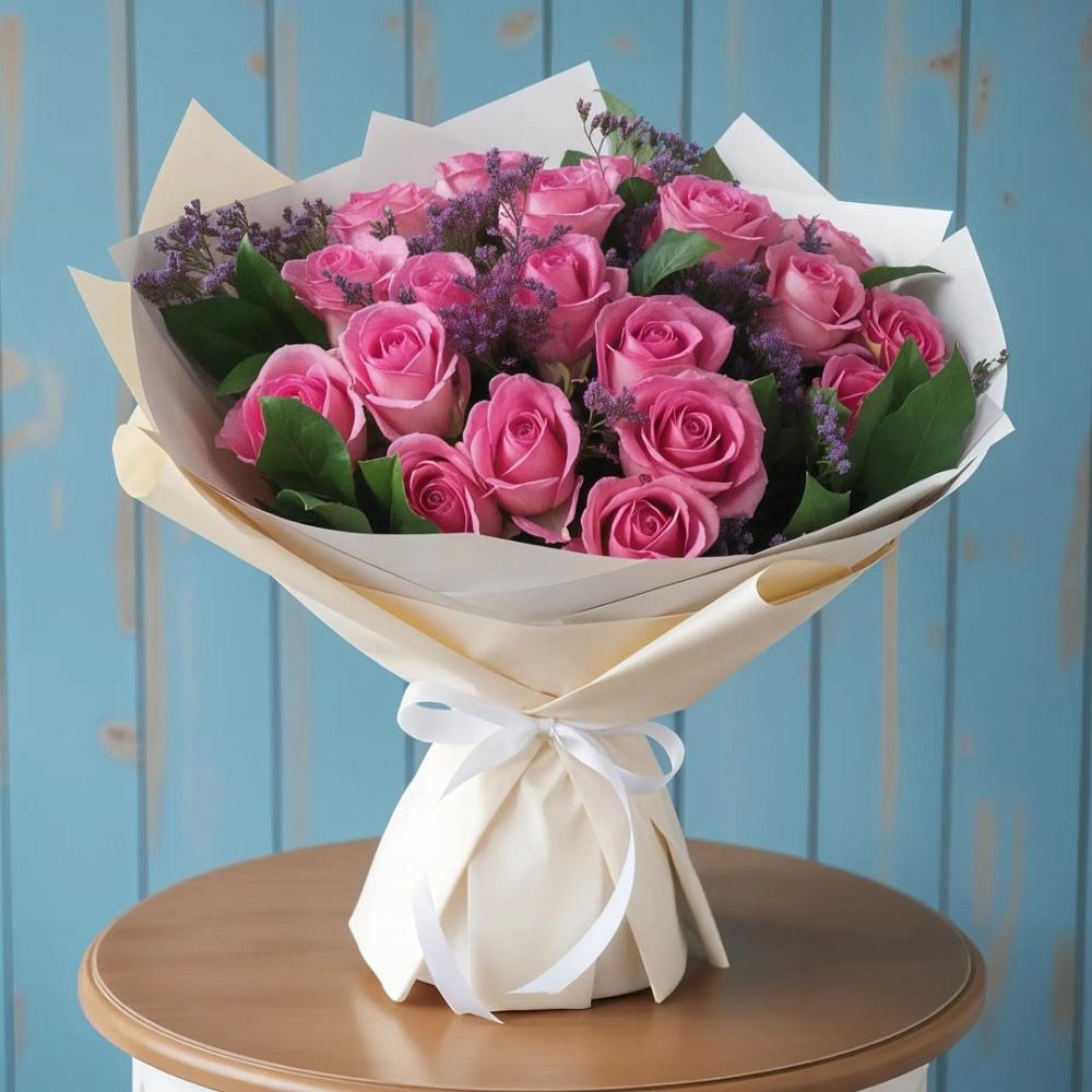 Букет цветов из: Розы в Петровске