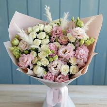 Букет цветов из:  Альстромерии и Розы в Петровске